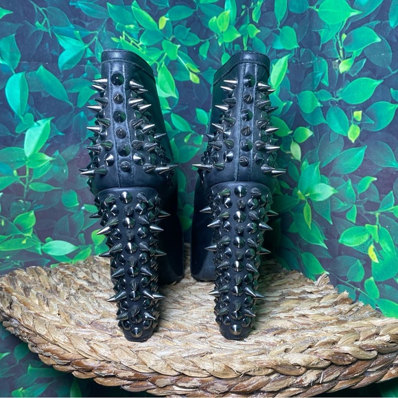 Jeffrey Campbell litas spike leather heels lace boots - Picture 6 of 9